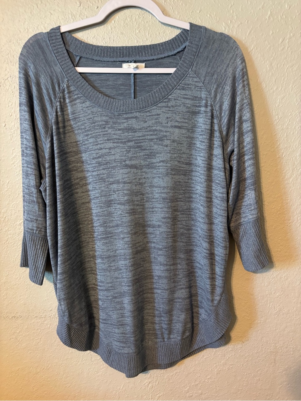 Maurices Heather Gray Scoop Neck Pullover Sweater